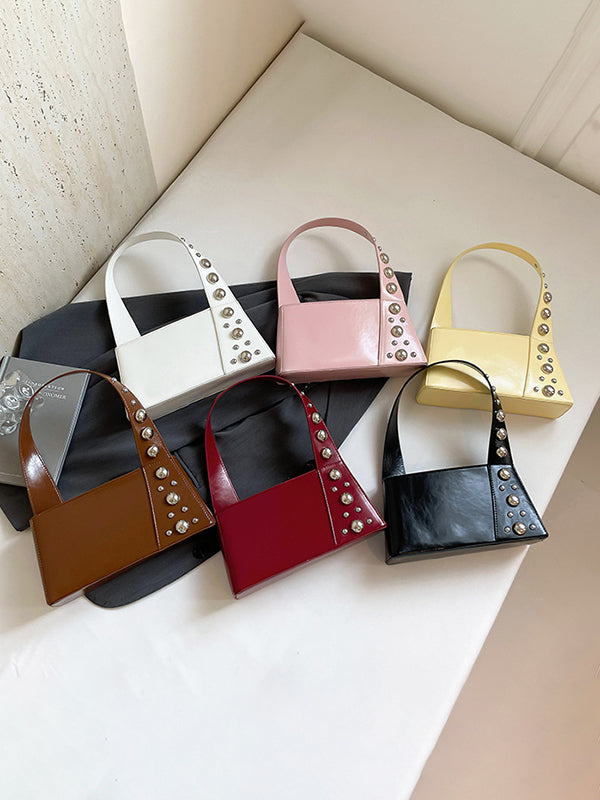 Asymmetric Rivet Split-Joint Mini Bags