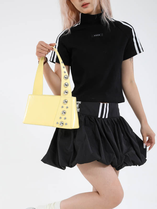 Asymmetric Rivet Split-Joint Mini Bags