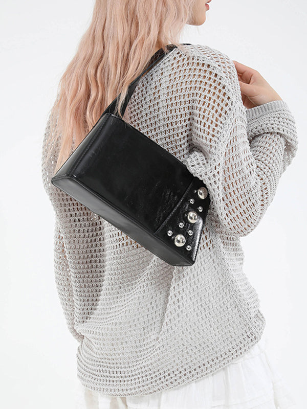 Asymmetric Rivet Split-Joint Mini Bags
