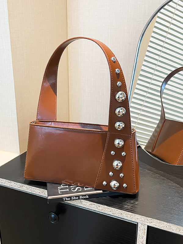 Asymmetric Rivet Split-Joint Mini Bags